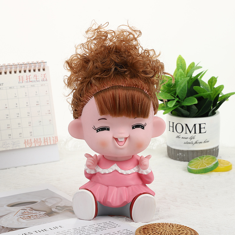 Creative Cute Vinyl Ddung Decoration Cartoon Doll Savings Bank Decoration Home Decoration Hot Sale Coin Bank