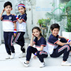 Manufactor wholesale Spring and summer children Class clothes Primary and middle schools motion school uniform Three kindergarten Park service suit