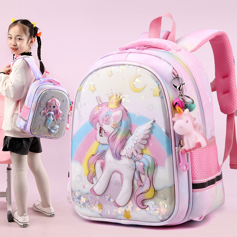 Girls' Schoolbags Hot Sale Quicksand Girls Preschool Children 3 to 6 Years Old Baby Burden Alleviation Backpack