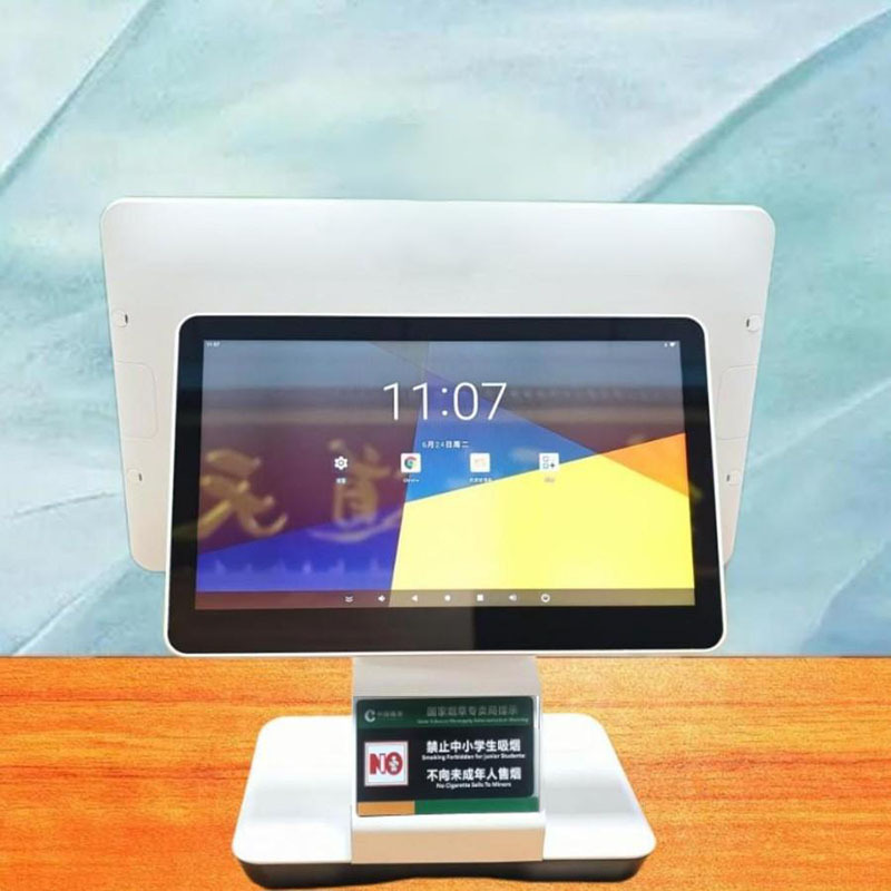 VEEKUE-MI烟酒专卖店收银机直销超市餐厅15.6寸+11.6寸双屏收银机