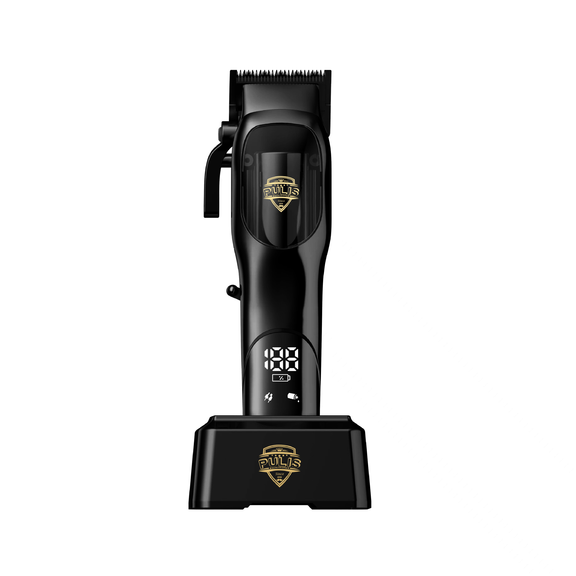 Hair Clipper Hair Cutting Tools All-Metal Rechargeable Electric Clippers Support Oem Oem Sample Customization Dual-Purpose Charging and Plug-in