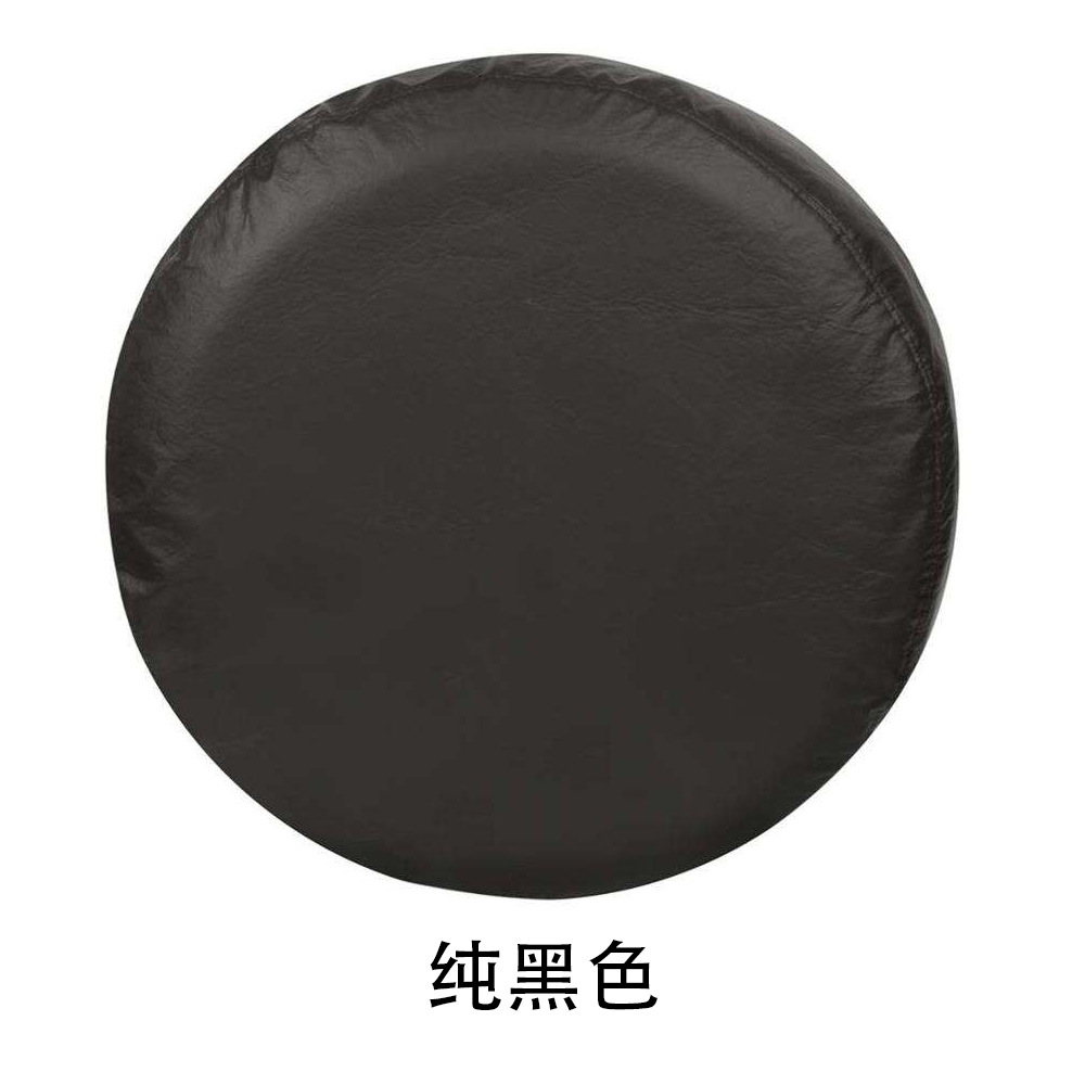 工厂特价直销pvc仿皮备胎罩轮胎罩厂家通用型适用汽车越野suv纯黑