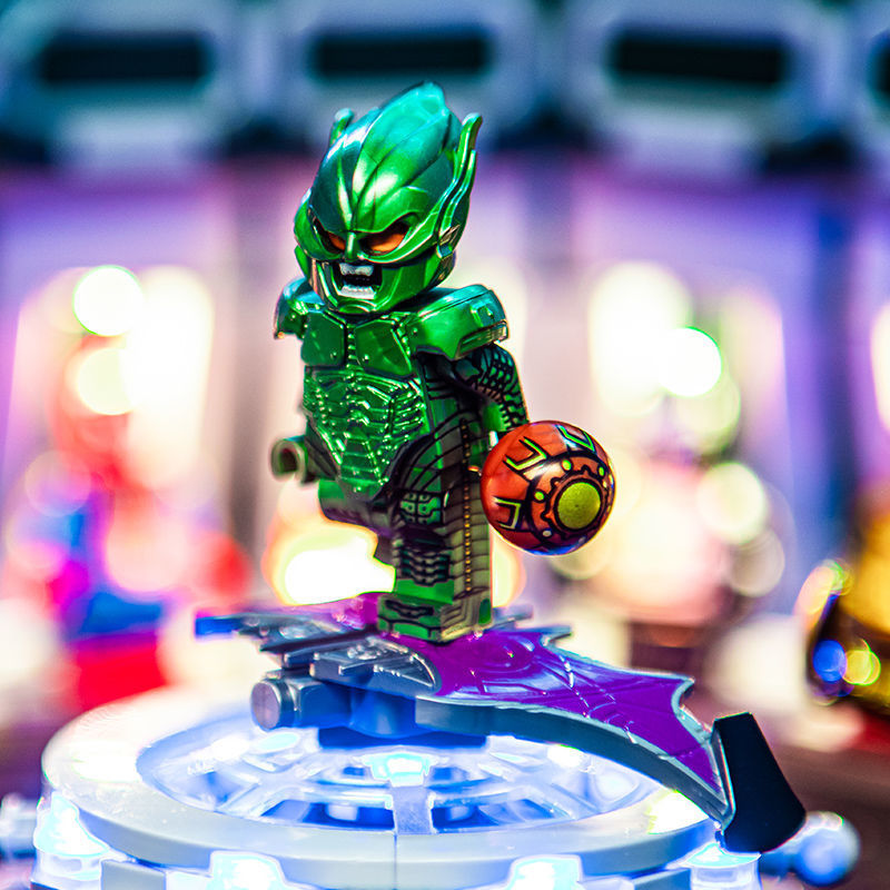 兼容乐高蜘蛛侠系列英雄无归绿魔蜘蛛侠3电影人仔拼装积木玩具moc