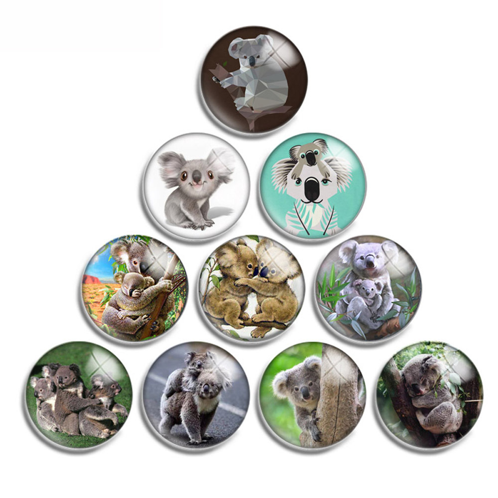 diy566考拉夜光时光宝石水晶圆形玻璃贴片配件配饰批发-阿里巴巴