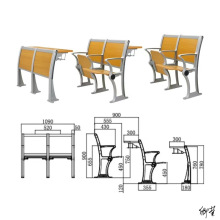 阶梯教室连排椅学校阶梯教室报告厅礼堂带写字板大厅课堂公告