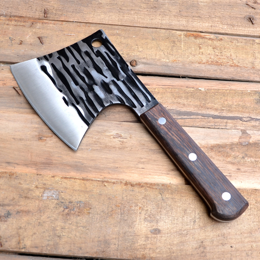 牌不锈钢菜刀铜柄厨刀6643肉片刀斩切刀家用菜刀厨师用批发-报价