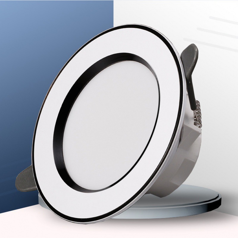 筒灯嵌入式天花灯射灯客厅吊顶灯装饰小灯洞灯孔灯三色开孔