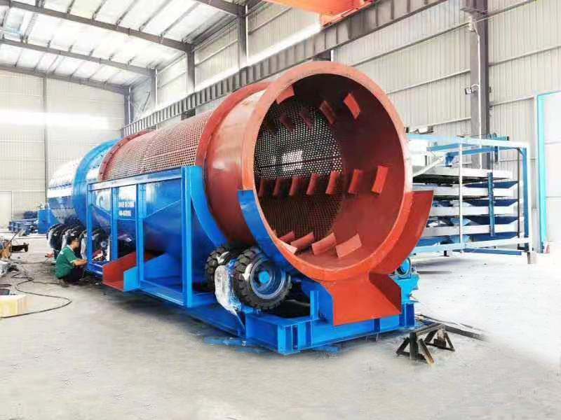 鲁浩产河道溜槽淘金河滩淘金设备淘金机沙金提取旱地淘金机械