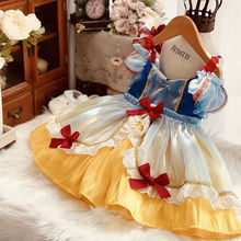 女童洋气白雪公主裙儿童节短袖生日礼服蓬蓬洛丽塔裙Lolita连衣裙