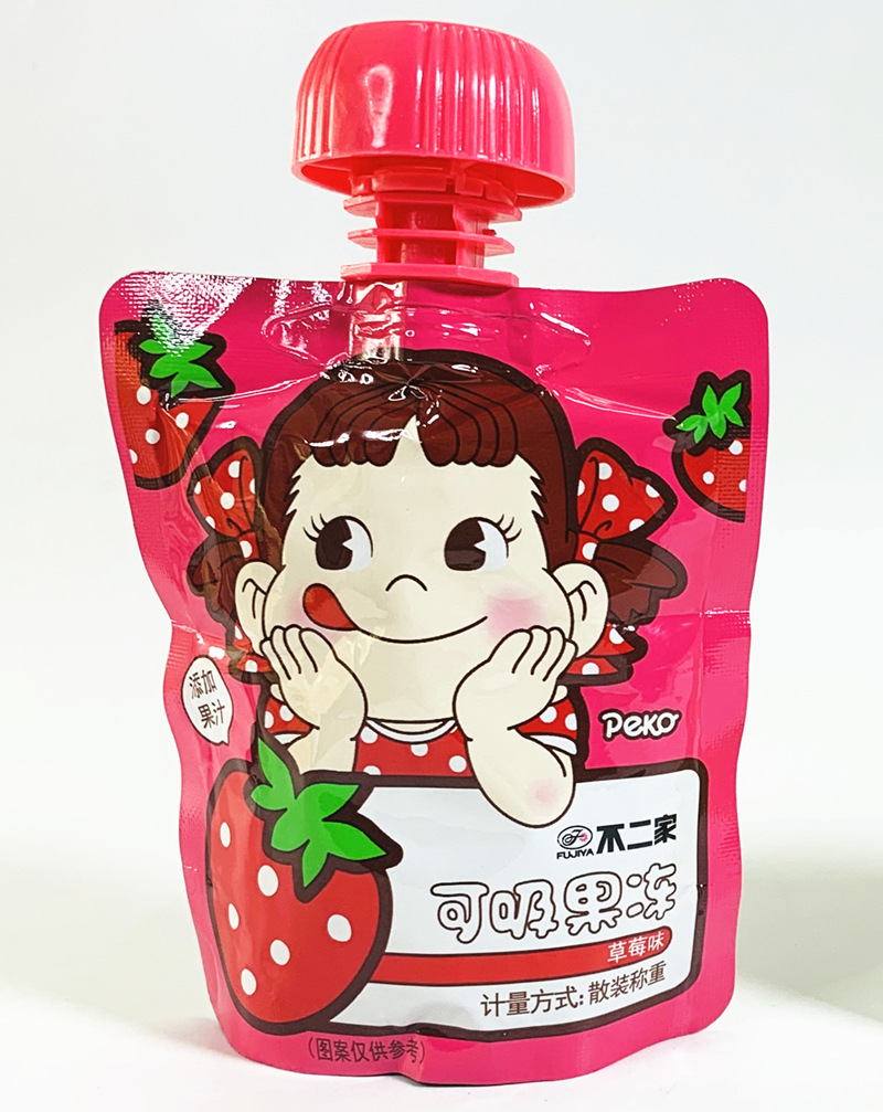 不二家果冻 吸吸可吸果汁宝宝百日满月伴手礼包可配儿童休闲零食