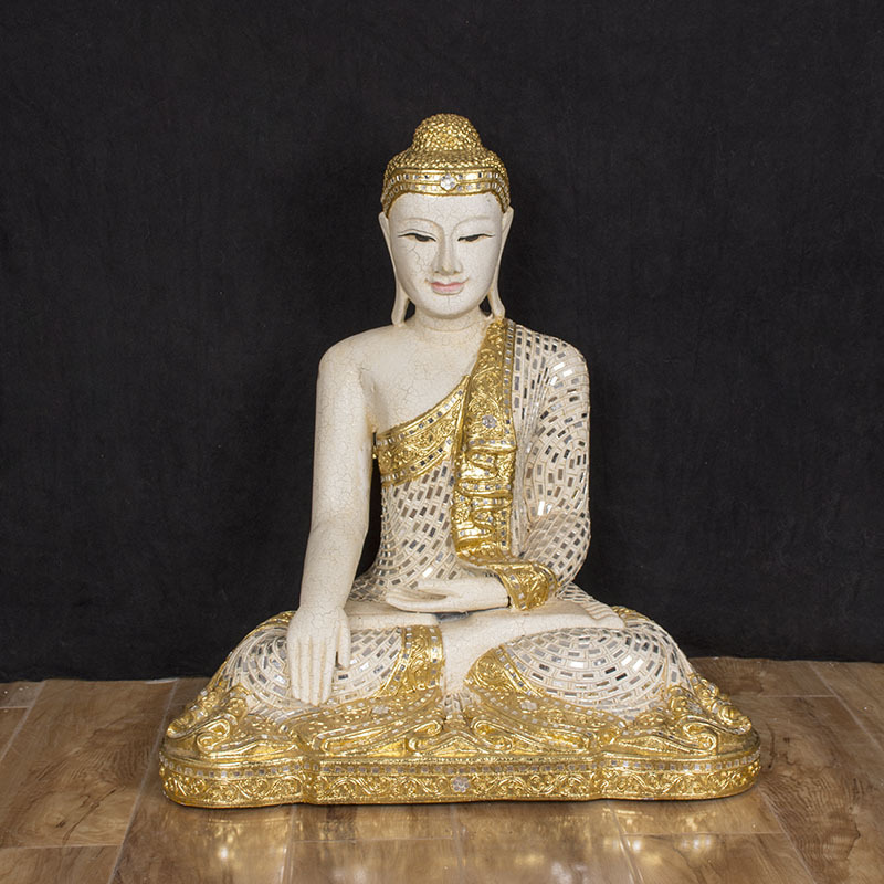 东南亚佛像释迦摩尼阿弥陀佛药师佛菩提如来佛像泰国禅意摆件