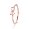 fresh Sweet new pattern personal Customized Rose Gold Ring bow 9K Morsang Bracelets Manufactor customized fresh Sweet new pattern personal Customized Rose Gold Ring bow 9K Morsang Bracelets Manufactor customized