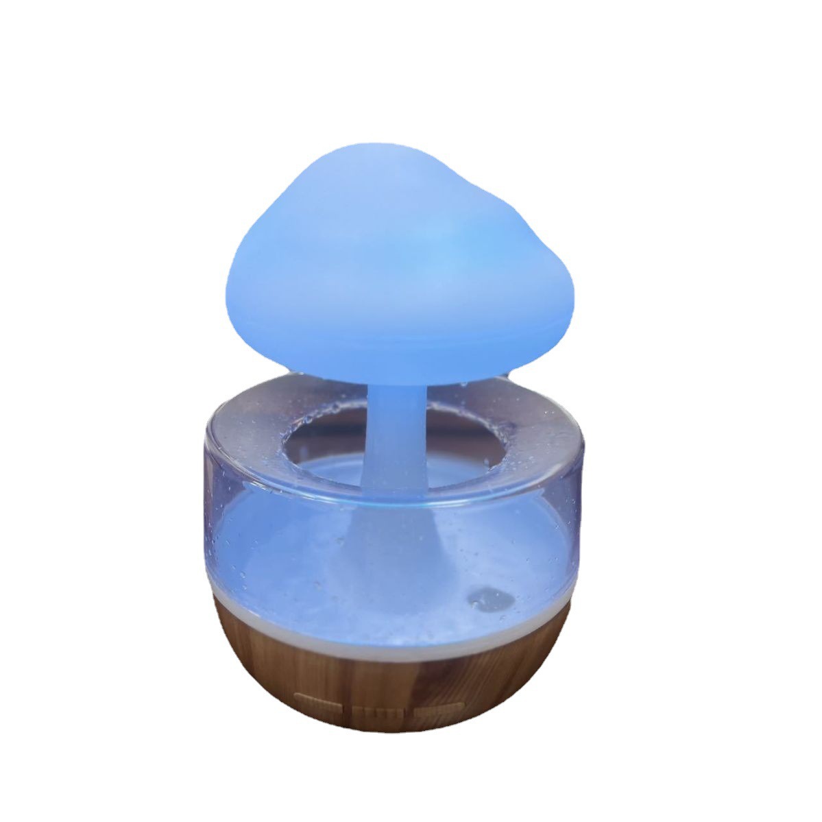 Creative Raindrop Humidifier Aroma Diffuser Cloud Rain Colorful Mushroom Lamp Cloud Essential Oil Humidifier Gradient Ambience Light