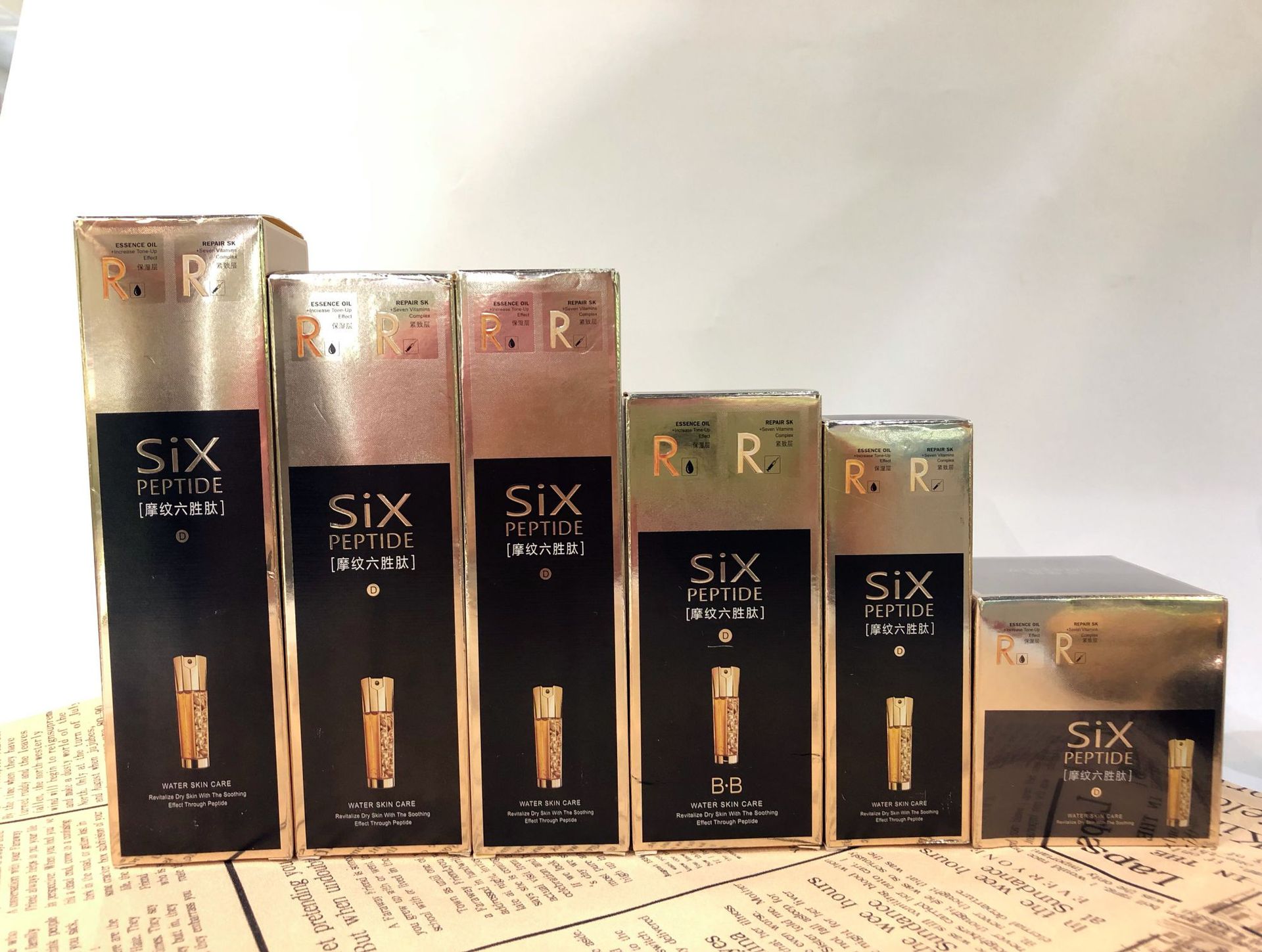 6个款式研春堂六胜肽赋颜润系列