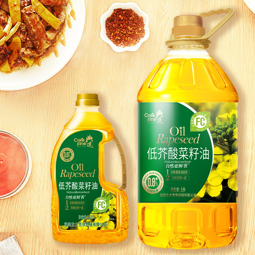 北大荒典选低芥酸菜籽油5l-阿里巴巴