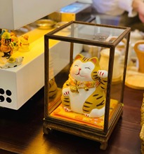 日式招财猫开业礼品摆件店铺前台陶瓷发财猫生意兴隆生日礼物