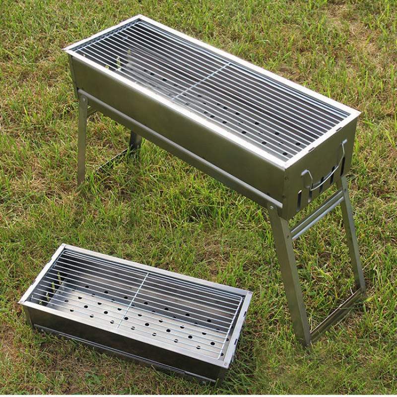 烧烤架 庭院烤架家用户外木炭烧烤炉大号烤肉套折叠碳火烧烤箱bbq