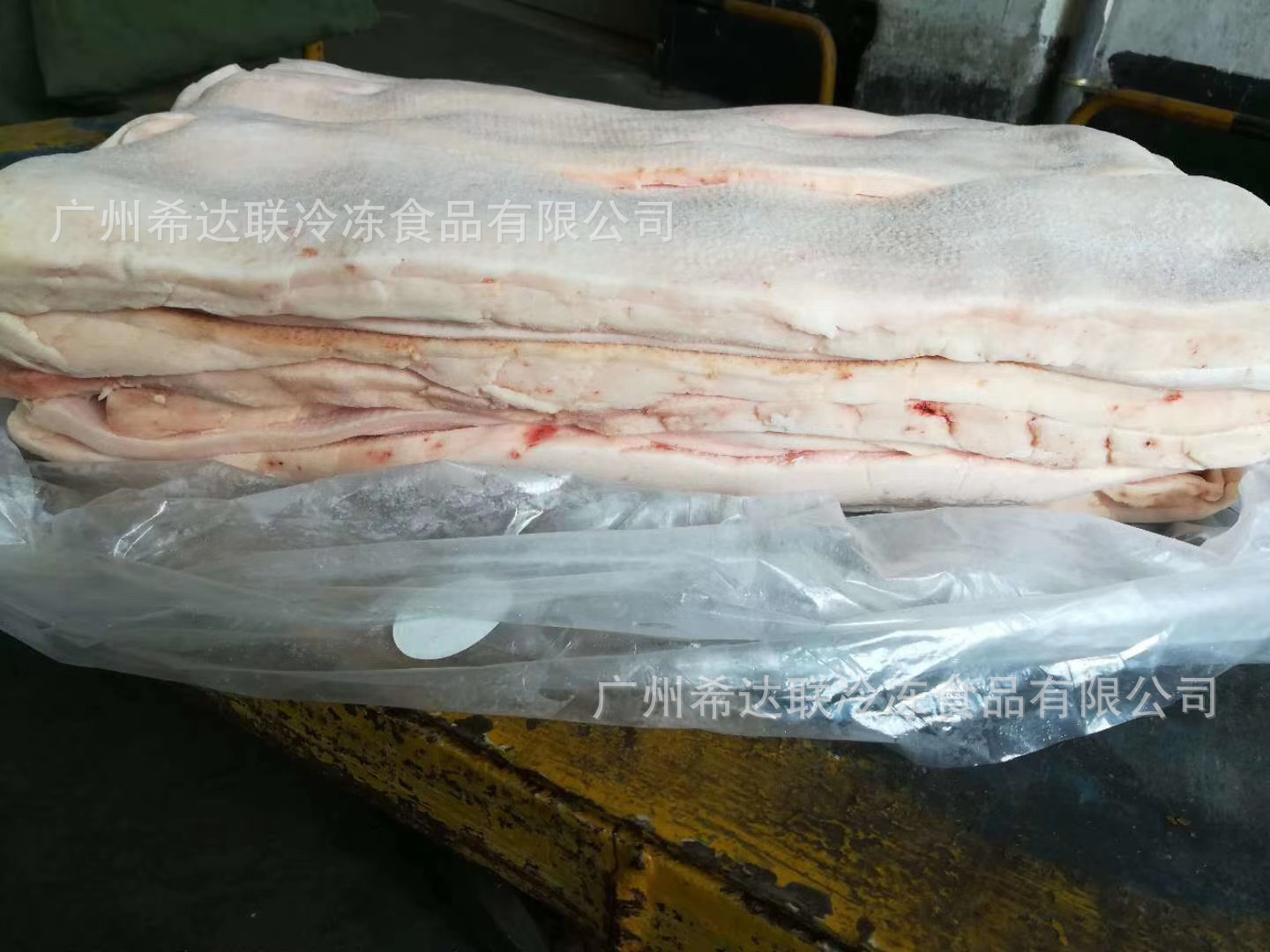 冷冻猪膘 猪板油 50斤/箱 广州批发猪副猪脂肪 肥猪油 猪肥膘