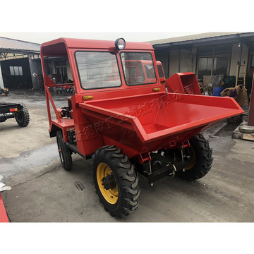 15马力单缸前卸式装载机 供应1.5t铁棚翻斗车 道路抢修散料运输车-阿