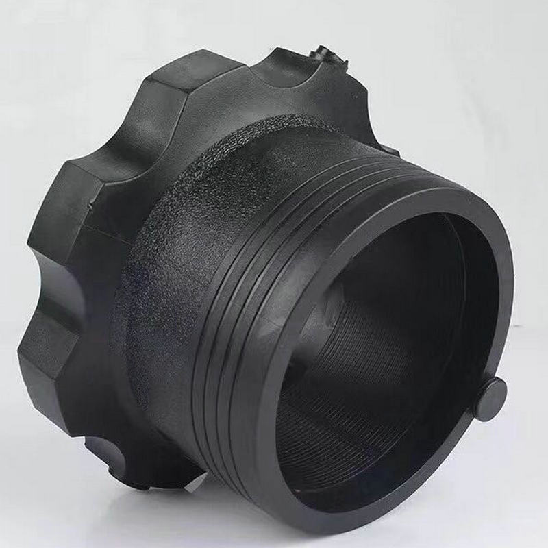 批发90度弯头电熔管件 pe电熔直接三通法兰头 pe钢丝网骨架