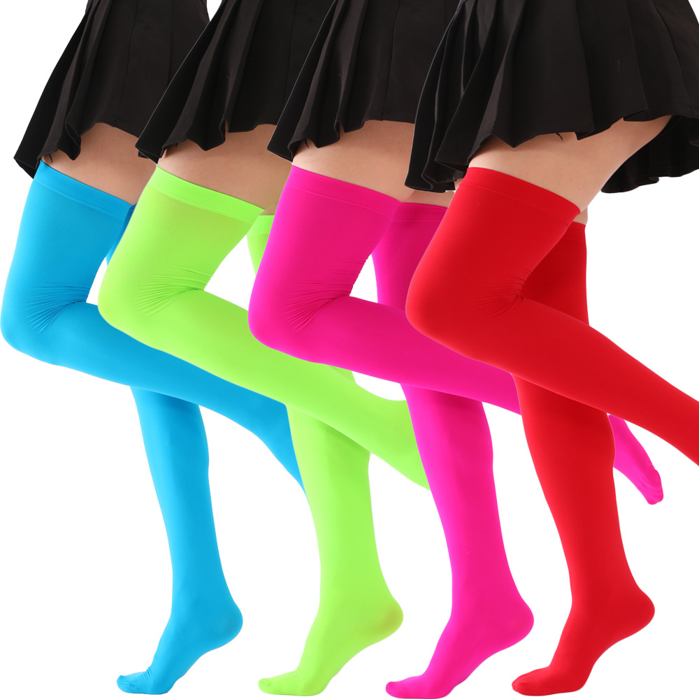 120d Velvet Color Flat Stockings Student Dance Pantyhose 71cm