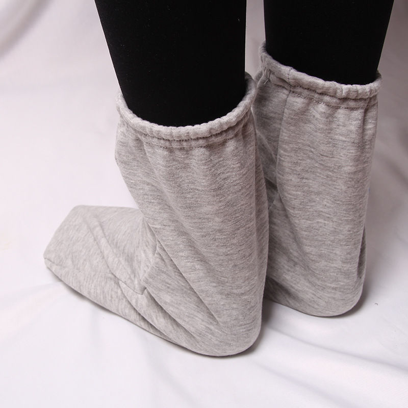 脚套家用大人小孩男女厚法兰绒老人护脚房地板袜学生成人睡眠保暖