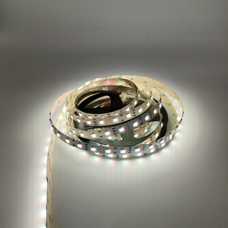 多色可编程彩色rgbcct灯带 5050五合一灯带 单点控制智能led灯带