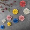 Ceramic flower Wall ornament Wall decoration Pendant Pendants originality DIY a living room bedroom Background wall three-dimensional Flower