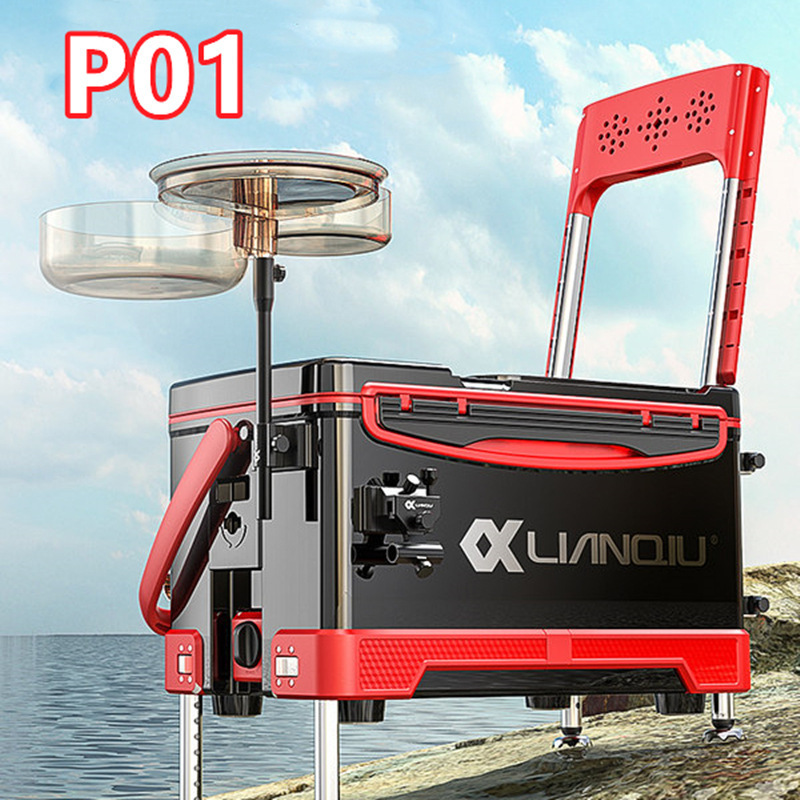 连球钓箱lq233新款全套超轻网红免安装多功能鱼箱可坐人装备36l