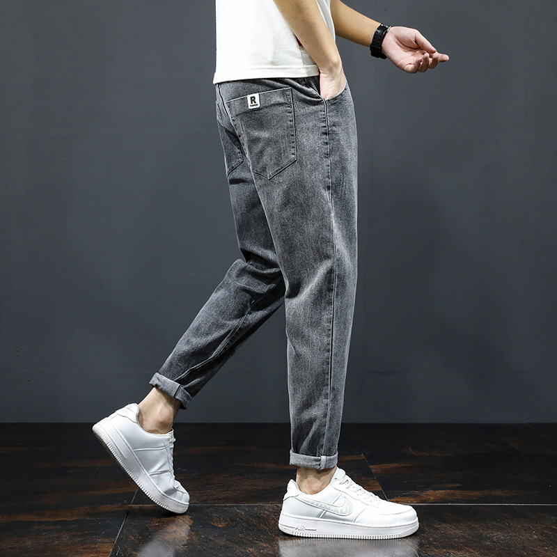 Men's Jeans Men's 2022 Autumn New Korean Style Men's Harem Loose Jean Fashion Brand Youth Trousers Wholesale