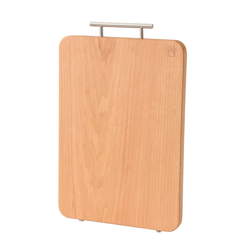 Chopping Board Solid Wood Household Double-Sided Cutting Board Kitchen Wooden Cutting Board Cutting Board Cherrywood Square round Thickened Cutting Board