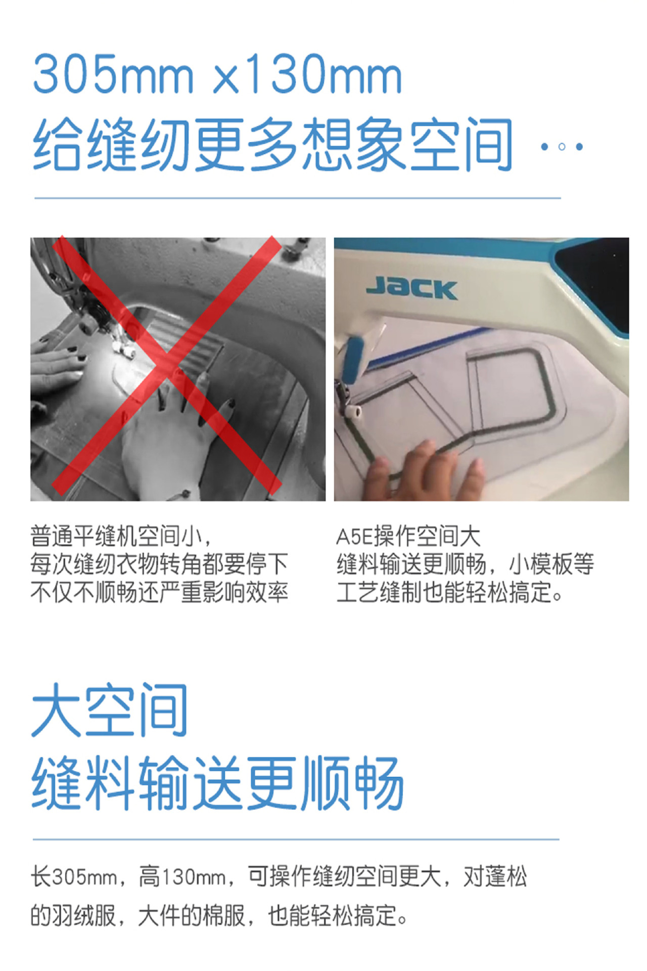 杰克a5e缝纫机 杰克a5e电脑平车高速缝纫机服装厂家用