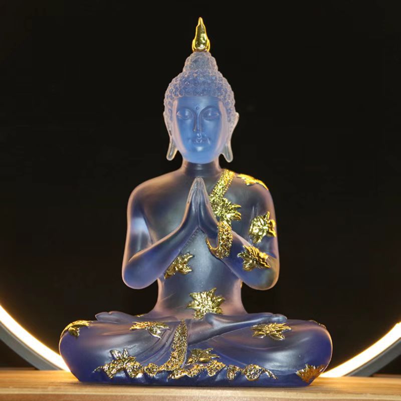厂家批发树脂东南亚佛像 仿琉璃泰佛 家居摆件,微商淘宝货源