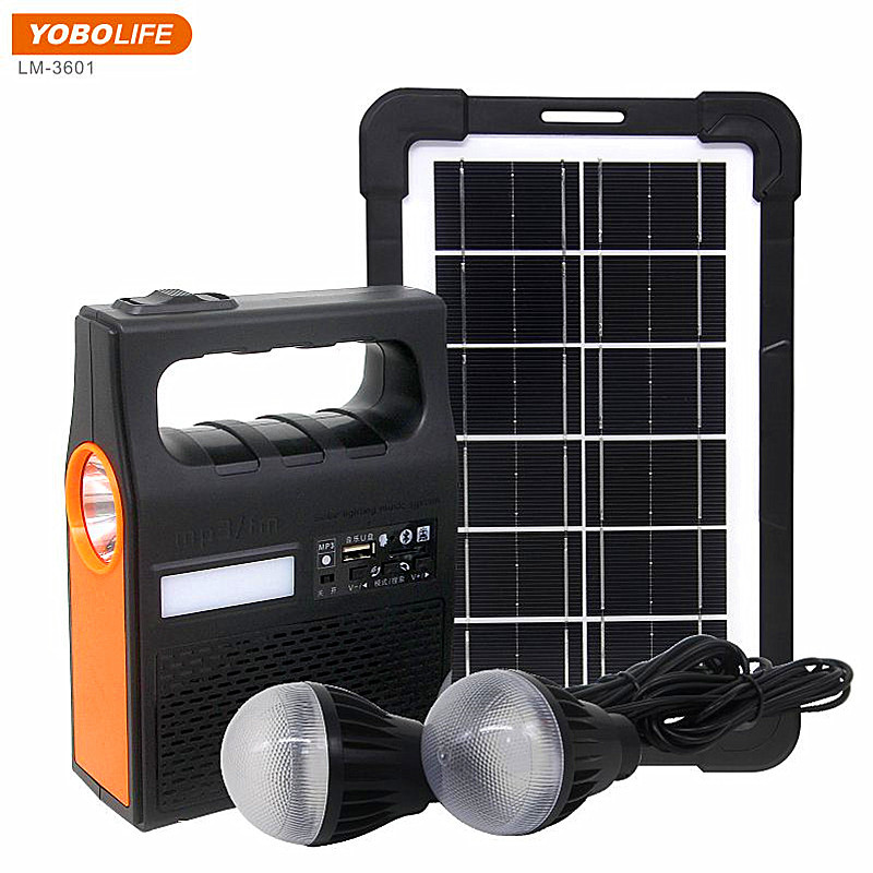 Small Portable Solar Lamp LED Bulb Lightweight Carrying Lithium Iron Phosphate Battery