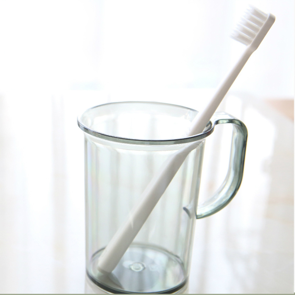 茶花054002亲乐塑料口杯漱口杯刷牙杯简约塑料口杯透明塑料杯刷牙
