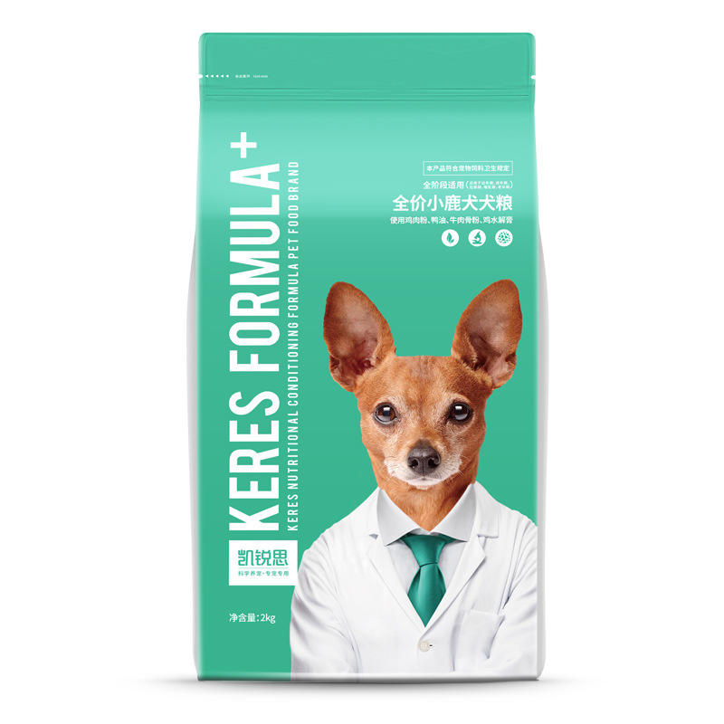 凯锐思 小鹿犬狗粮专用幼犬成犬通用型小型犬犬粮奶糕4斤-阿里巴巴