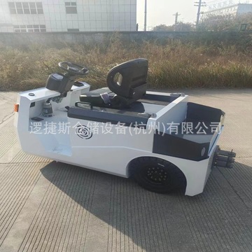 蓄电池电瓶牵引拖车头座驾式电动牵引车拖车大吨位全电动牵引车头