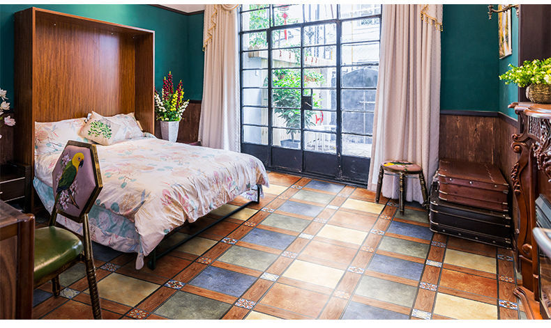 地中海田园风小地砖300x300mm仿古砖室外阳台花园墙砖地砖庭院砖