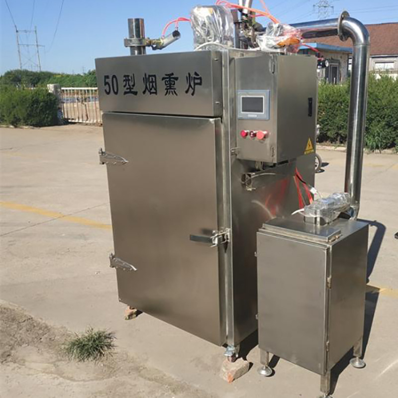 全自动腊肉烟熏炉 熏鱼机烧鸡熏烤设备 食品级内置烟熏炉现货出售
