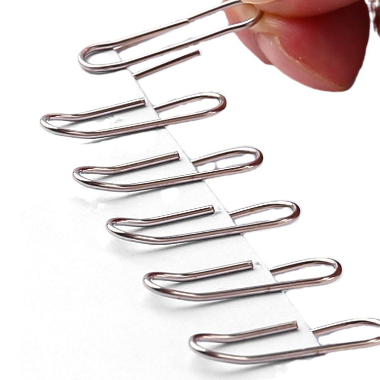 50 Boxes Clip Office Supplies Color Paper Clip Stationery Safety Pin Paper Clip Fixing Needle Paper Clip Storage Box