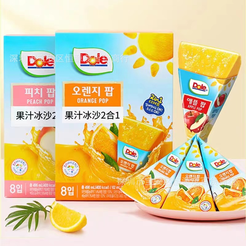 韩国进口dole都乐果汁冰沙芒果菠萝橙子复合果汁夏日饮品饮料批发