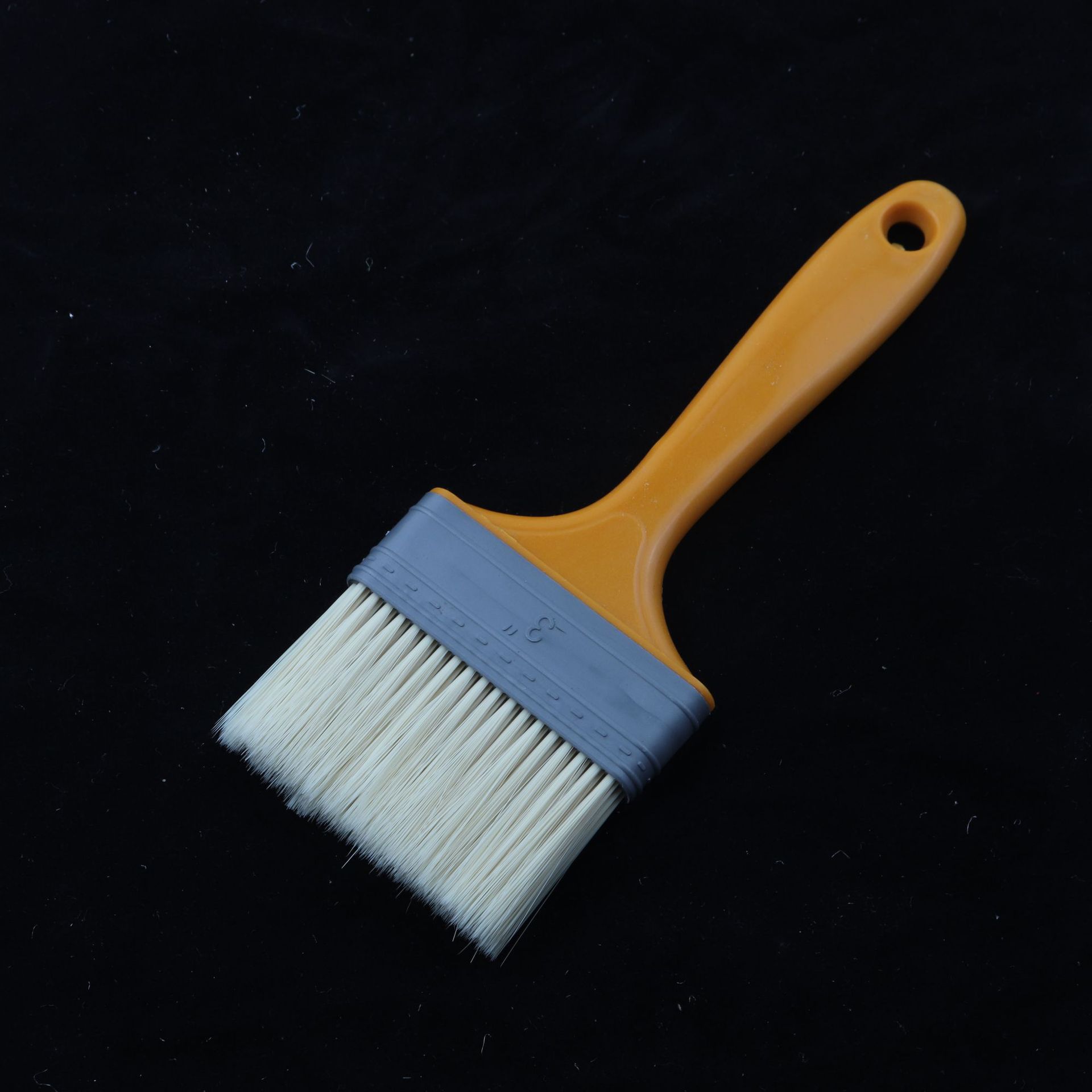 软毛毛刷子精品油漆刷塑柄尼龙刷3号涂料清洁小刷子义乌小商品