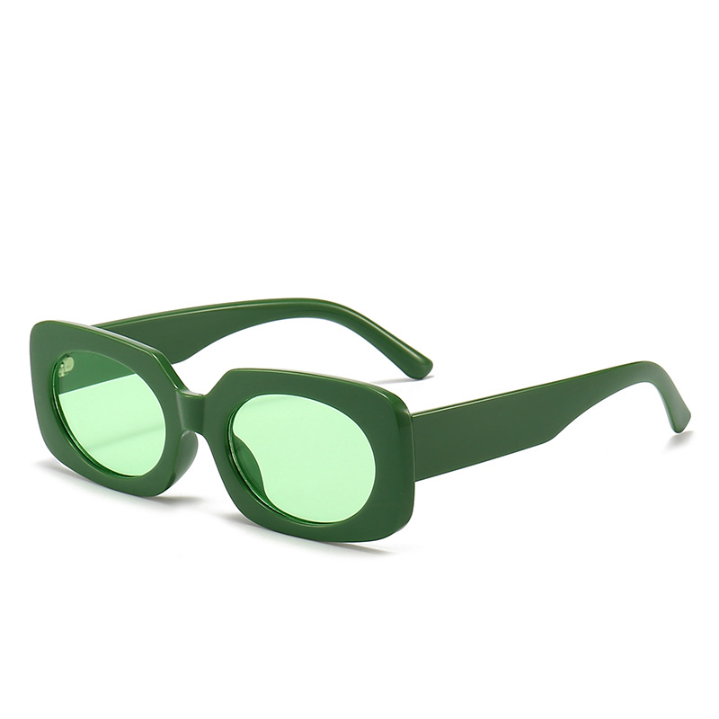 Box Sunglasses Candy Color Fashion Sunglasses Cross-Border Ins Retro European American Style Fashion Brand Spot Supply