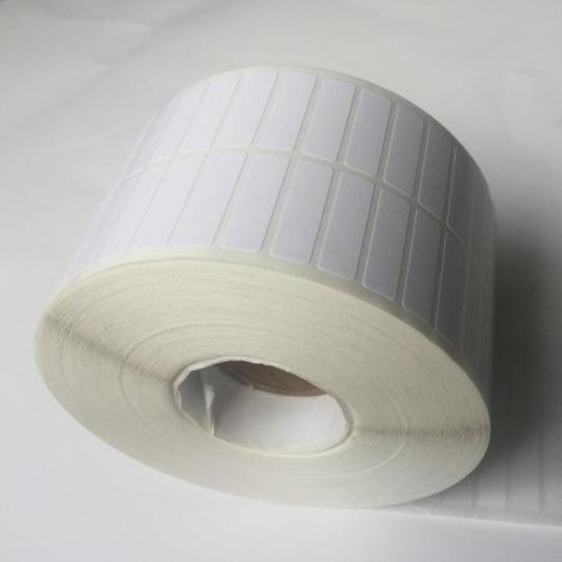 pp合成纸空白条码打印卷筒标签纸 方格封口贴铜版纸不干胶-阿里巴巴