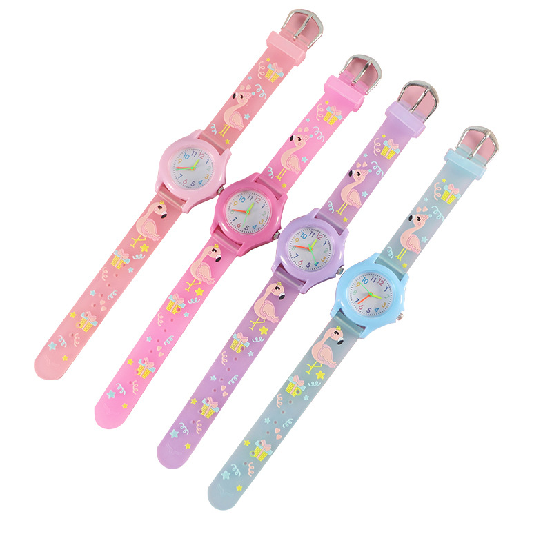 Factory Direct Sales New Cute Cartoon Children's Watch Primary School Student Watch Quartz Watch Boys and Girls Birthday Gift