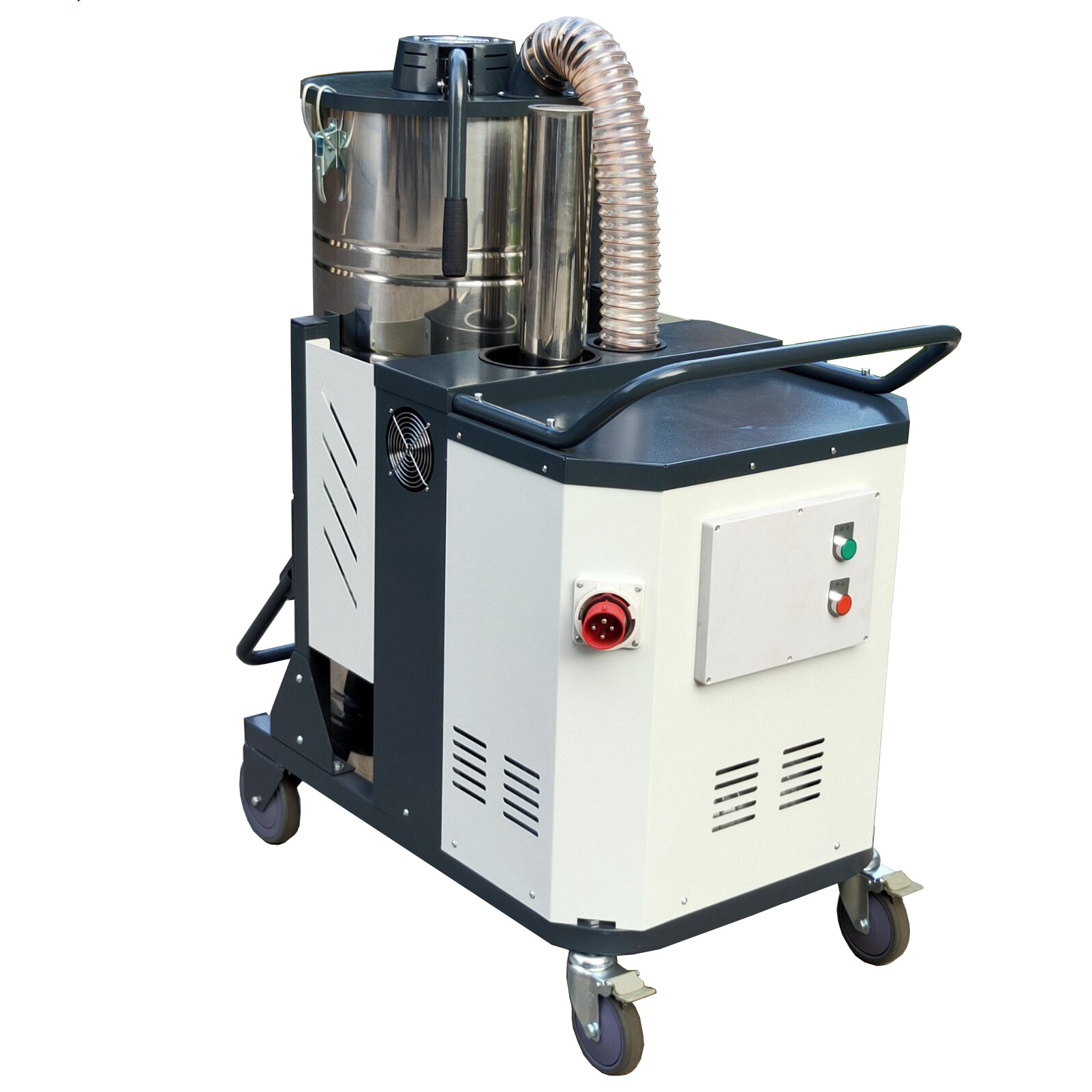 贵阳发电厂吸车间粉尘颗粒木屑焊渣废料吸尘器5500w涡轮无刷风机