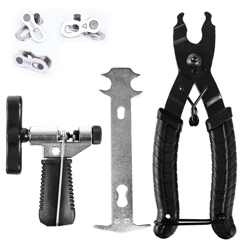 Bicycle Chain Removal Tool Pliers Chain-Cutting Device Chain Ruler Quick Release Buckle Hook and Loop Fastener Disassembly Pliers Tool