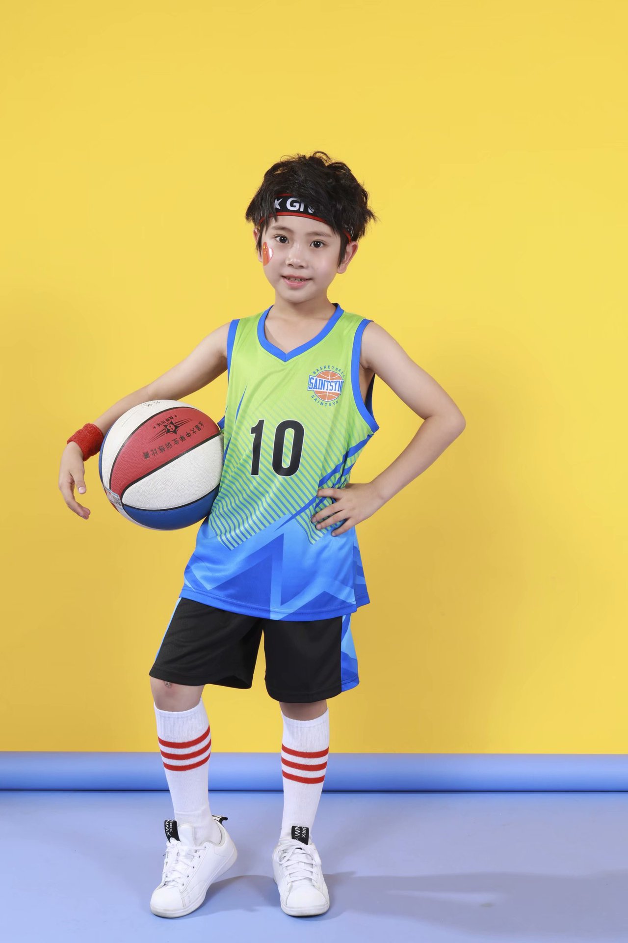 儿童篮球服男童幼儿园表演服童装10号套装小学生宝宝女童运动球衣