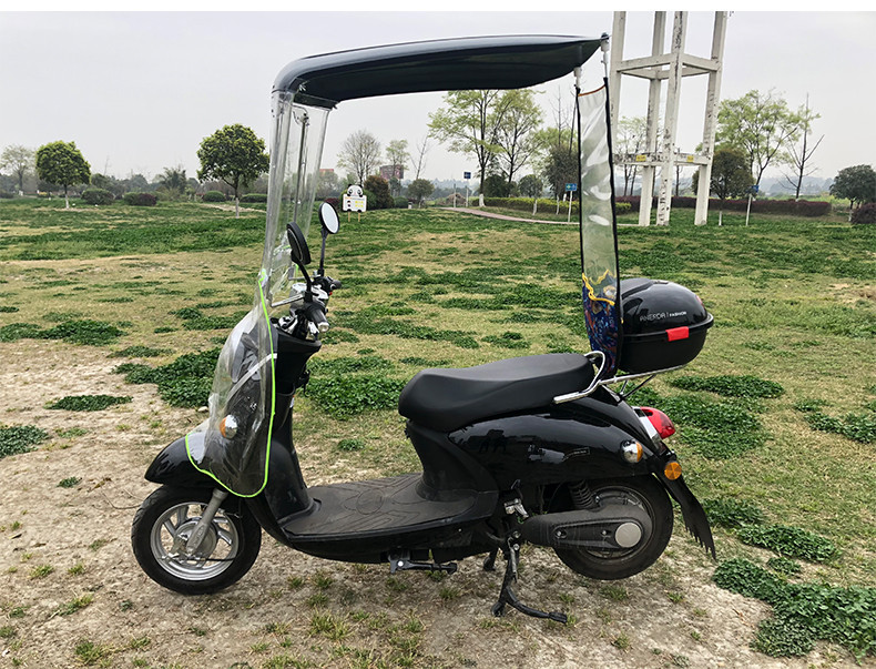 特长加厚7字双人电动电瓶车雨棚摩托车电车挡风罩遮雨蓬遮阳雨伞