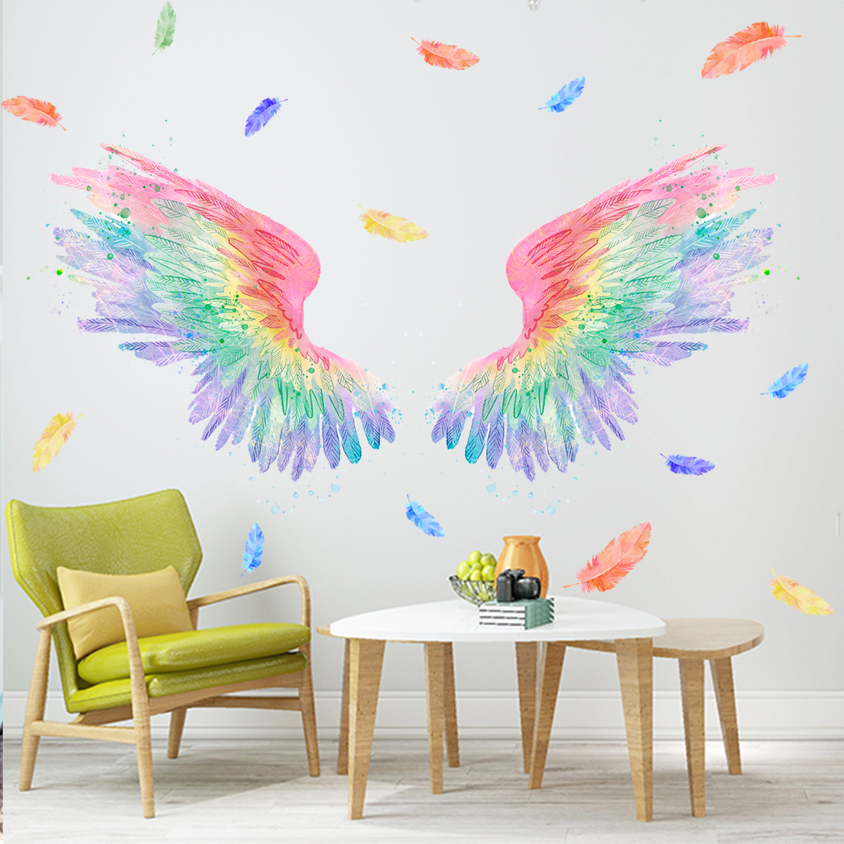 神奇的翅膀主题墙图片图片